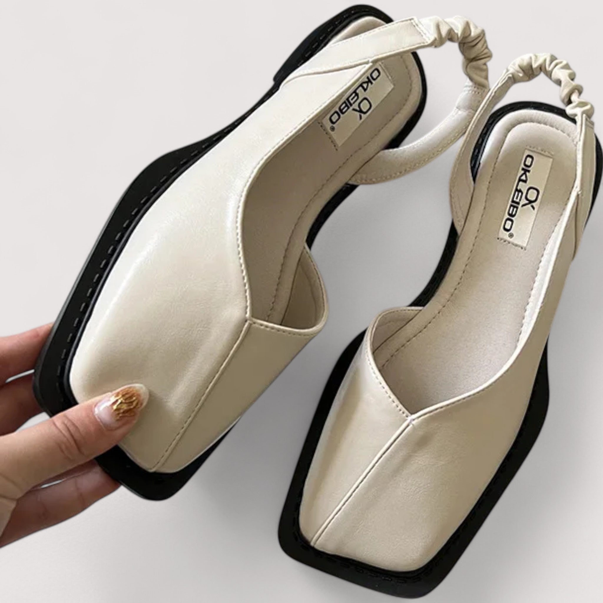 Freya™ | Slingback-Sandalen mit eckiger Zehe