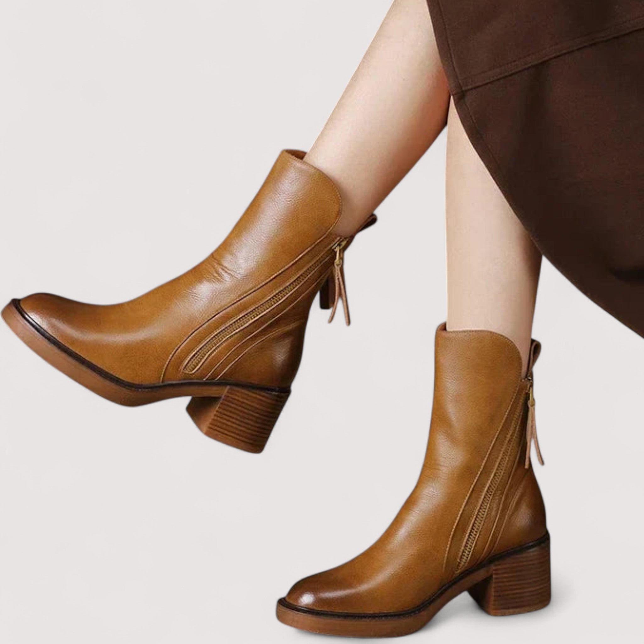 Adriana™ | Lederstiefeletten