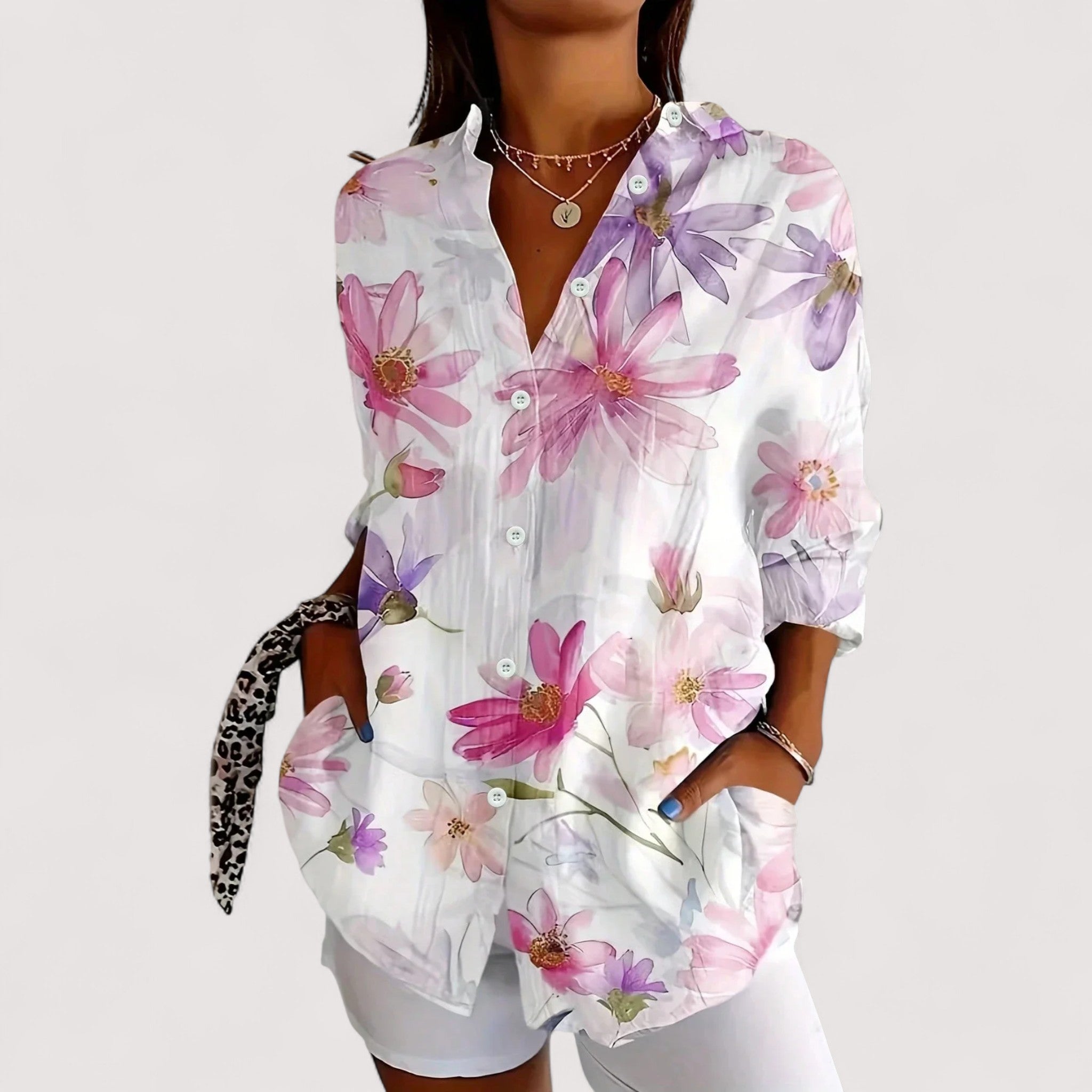 Annika™ | Bunte Bluse mit Print