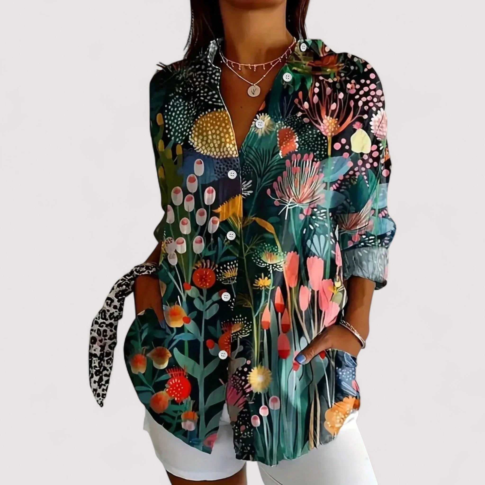 Annika™ | Bunte Bluse mit Print