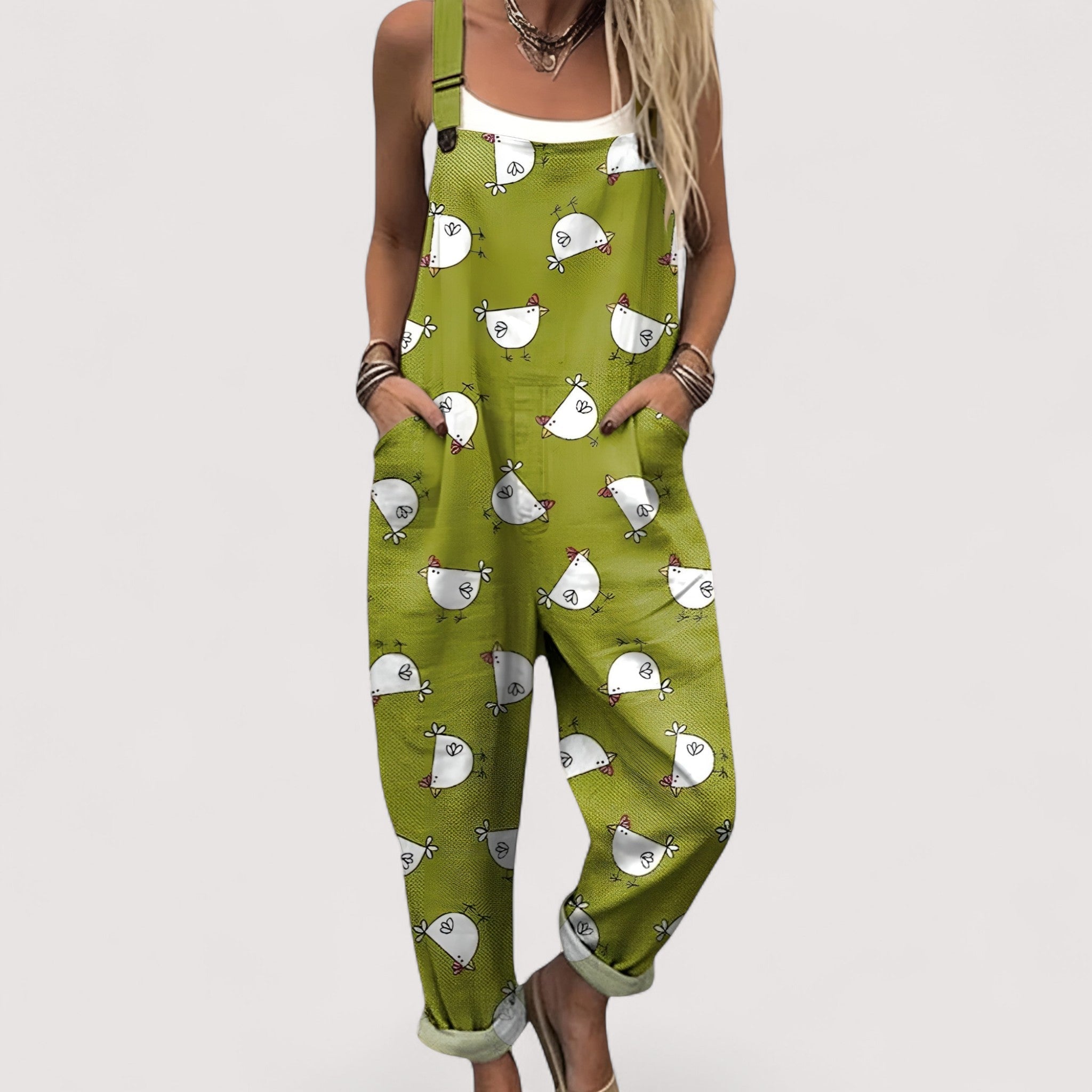 Luana™ | Künstlerischer Overall-Jumpsuit