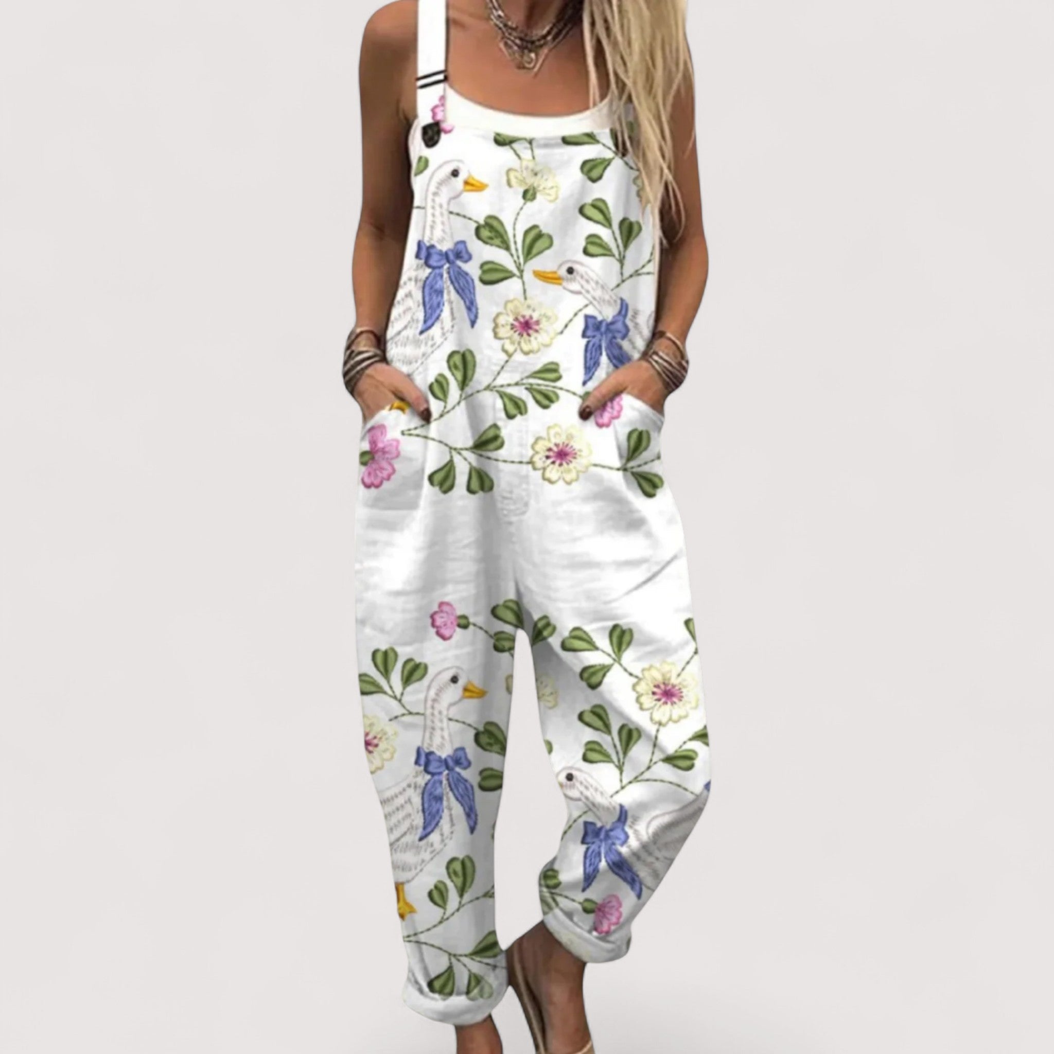 Camille™ | Künstlerischer Overall-Jumpsuit