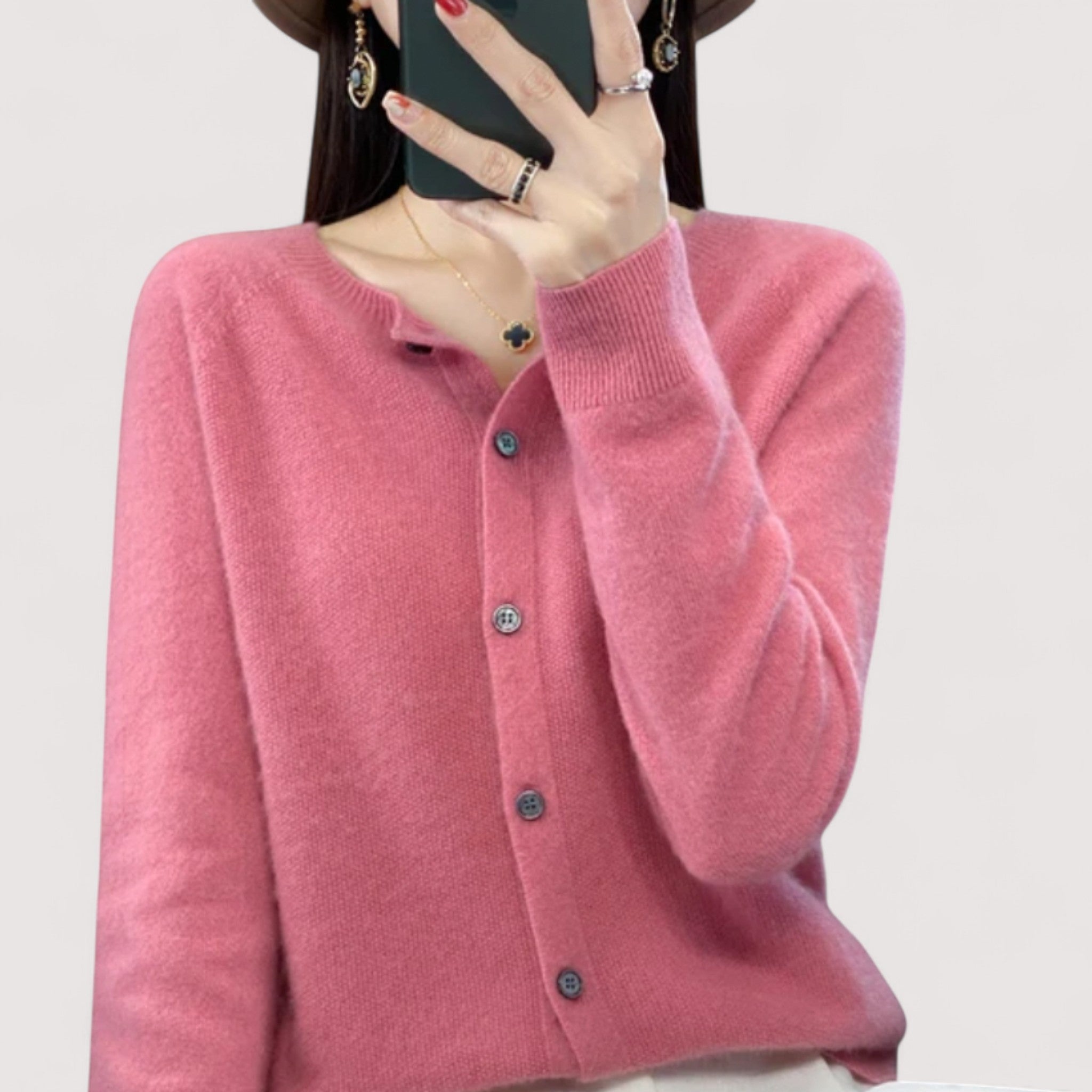 Darija™ – Weiche Strickjacke mit Knöpfen