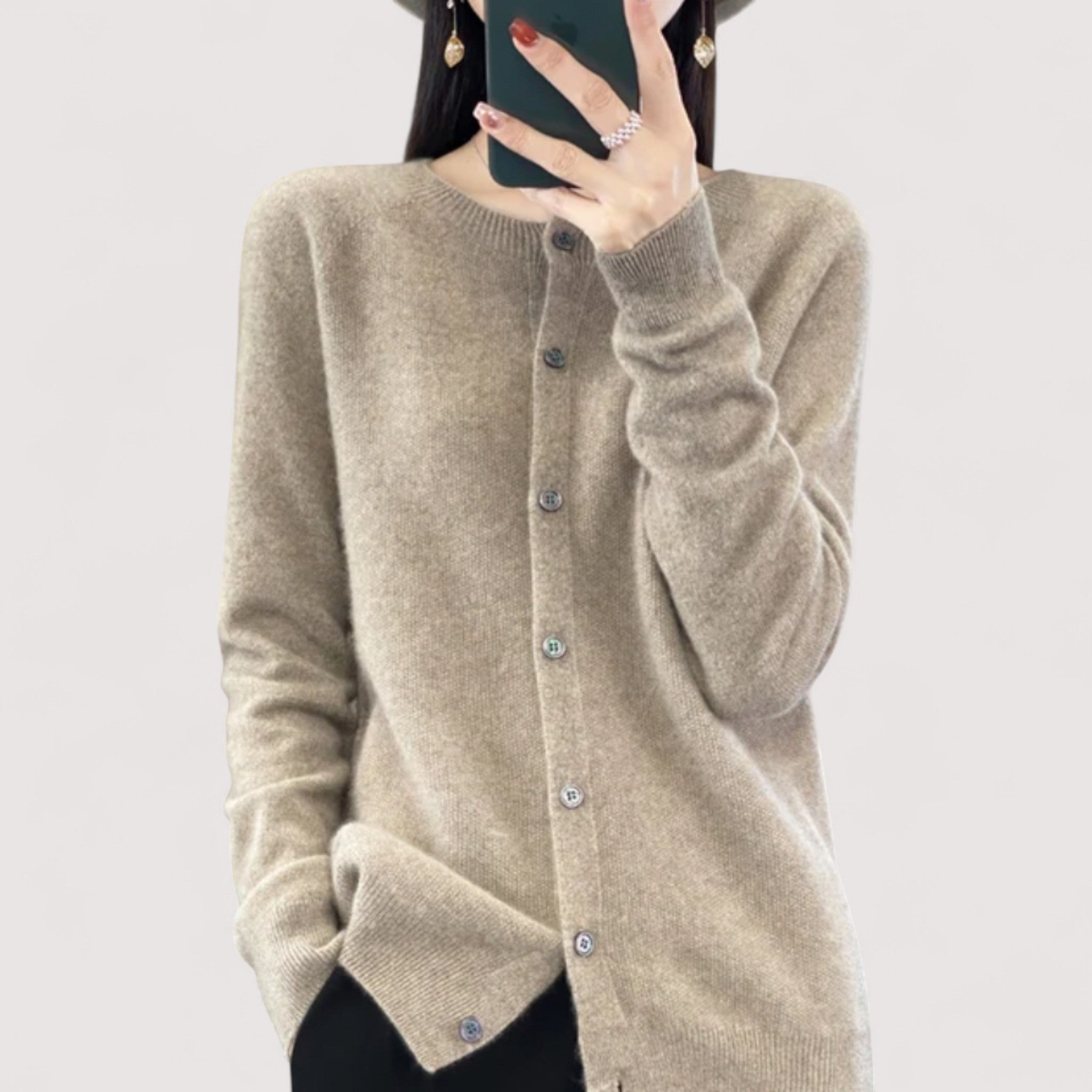 Darija™ – Weiche Strickjacke mit Knöpfen