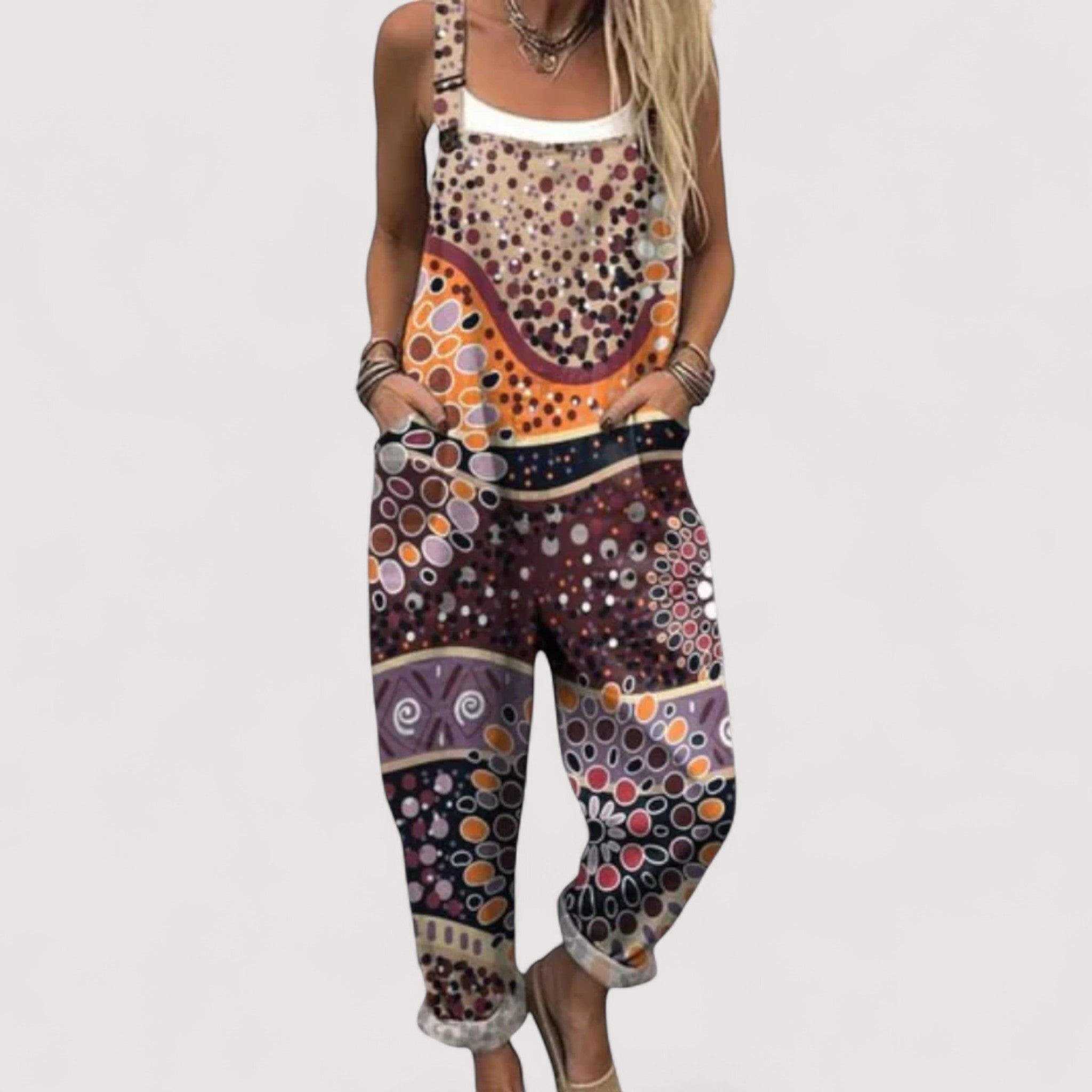 Irma™ | Künstlerischer Overall-Jumpsuit