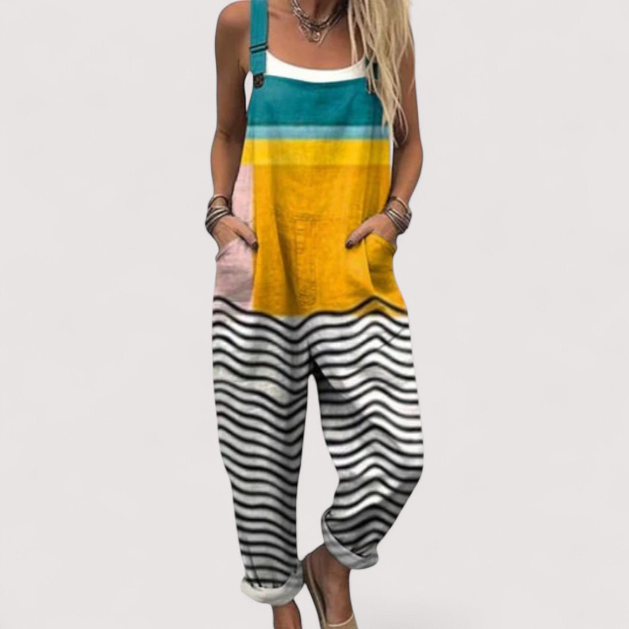 Irma™ | Künstlerischer Overall-Jumpsuit