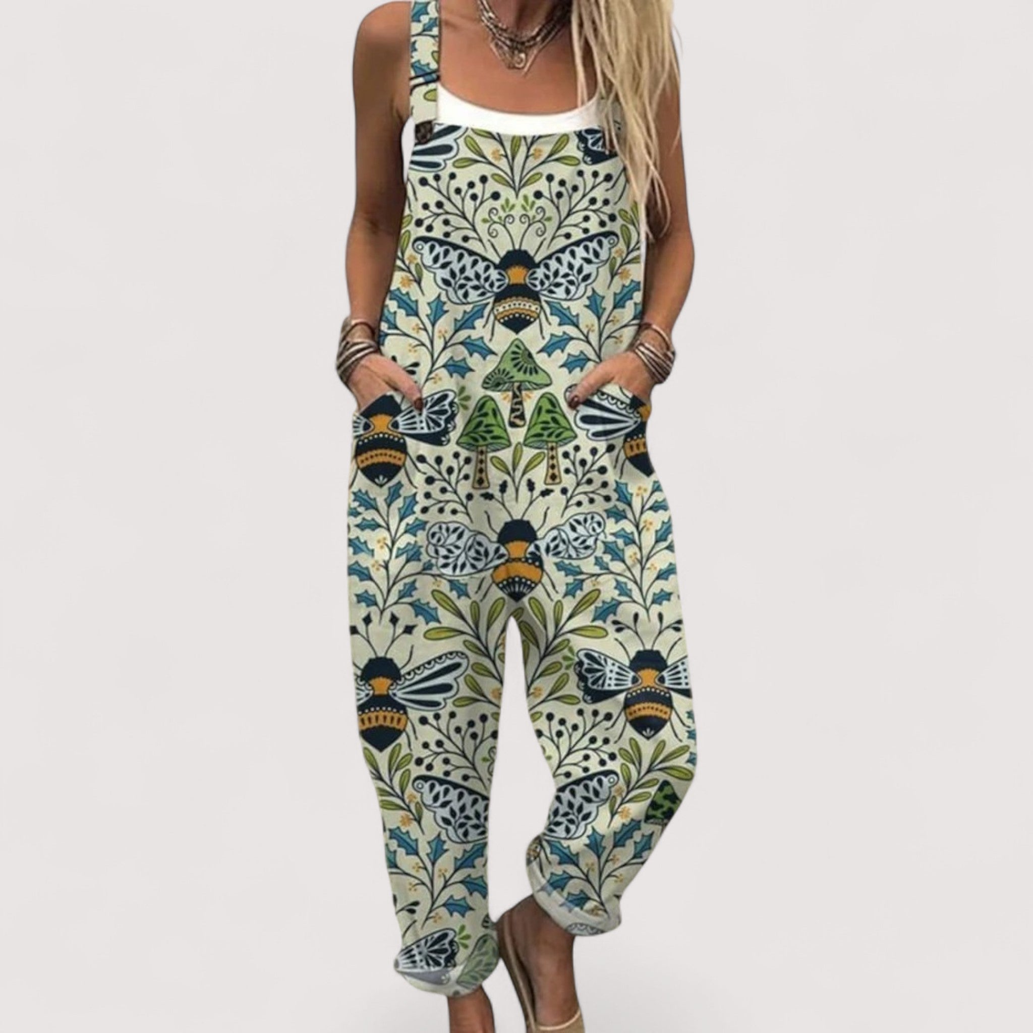 Melanie™ | Künstlerischer Overall-Jumpsuit