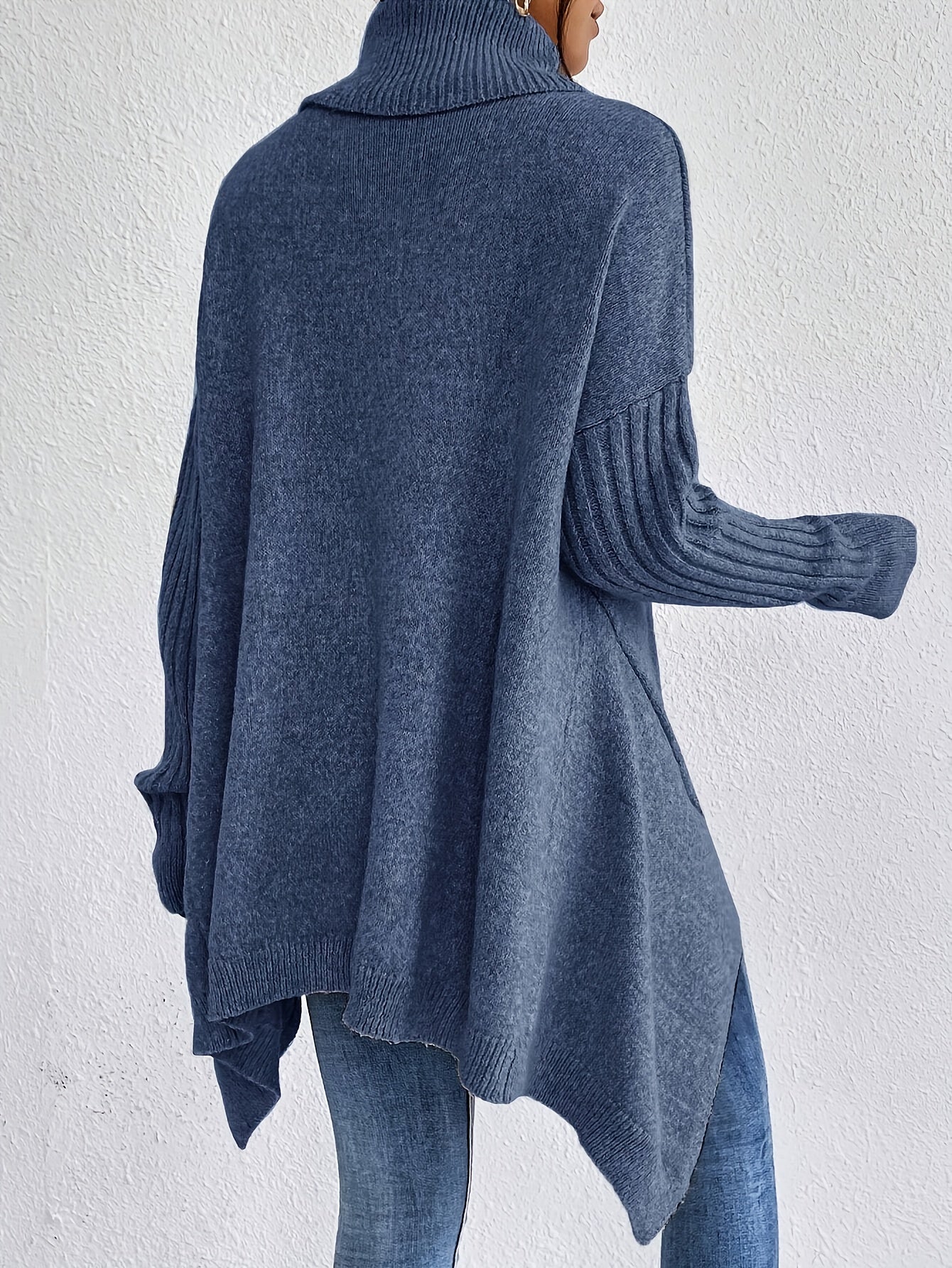 Rosa - Oversized Rollkragenpullover