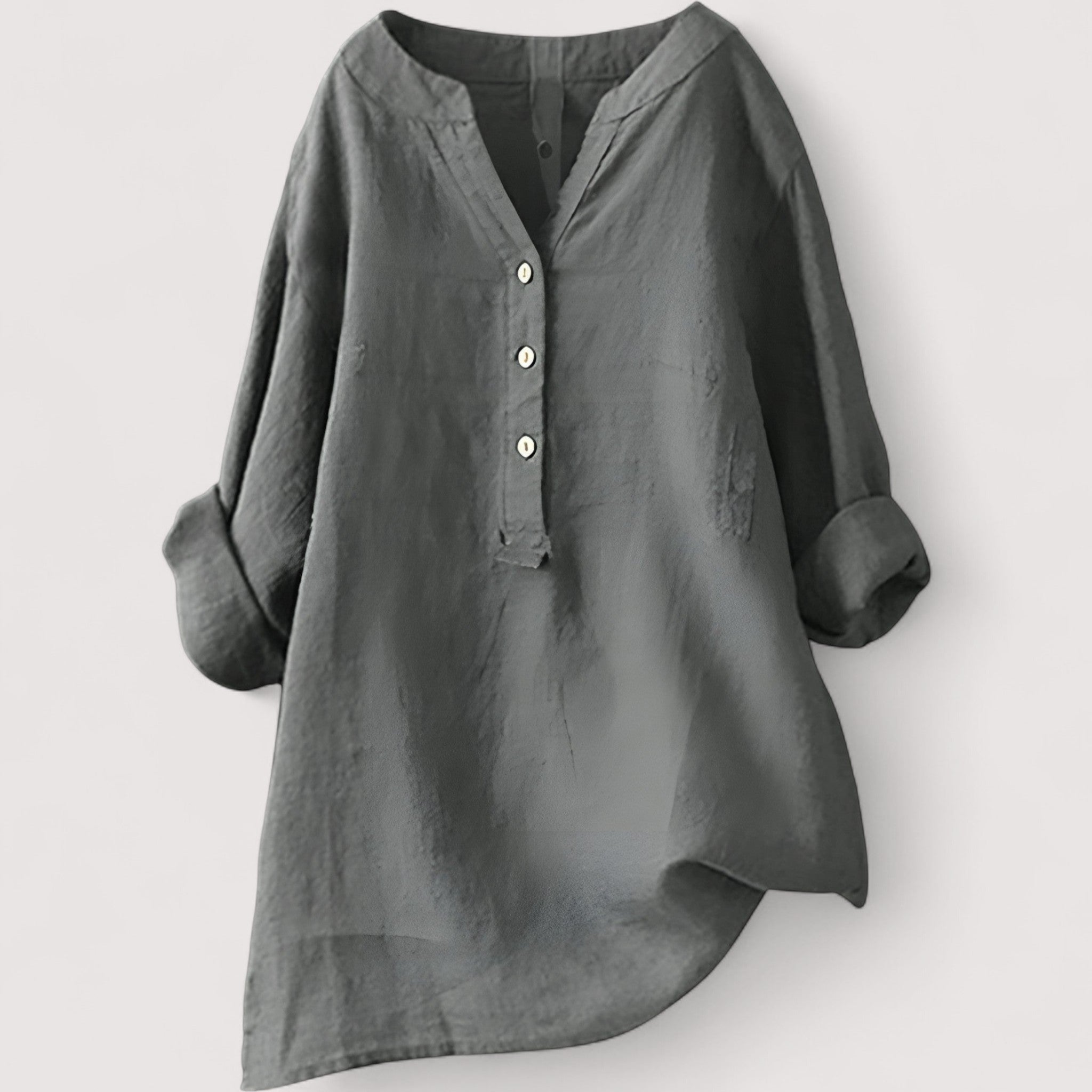 Nayla™ | Bequemes Knopfhemd