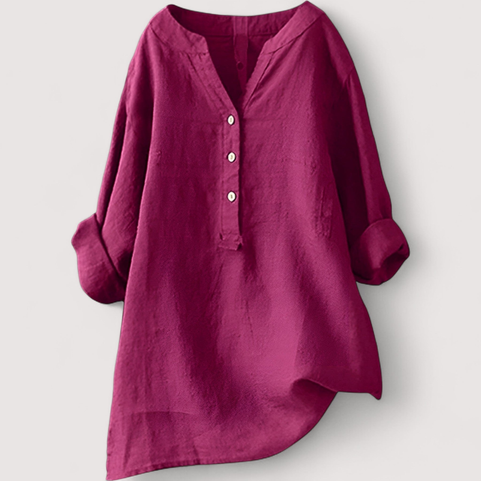 Nayla™ | Bequemes Knopfhemd