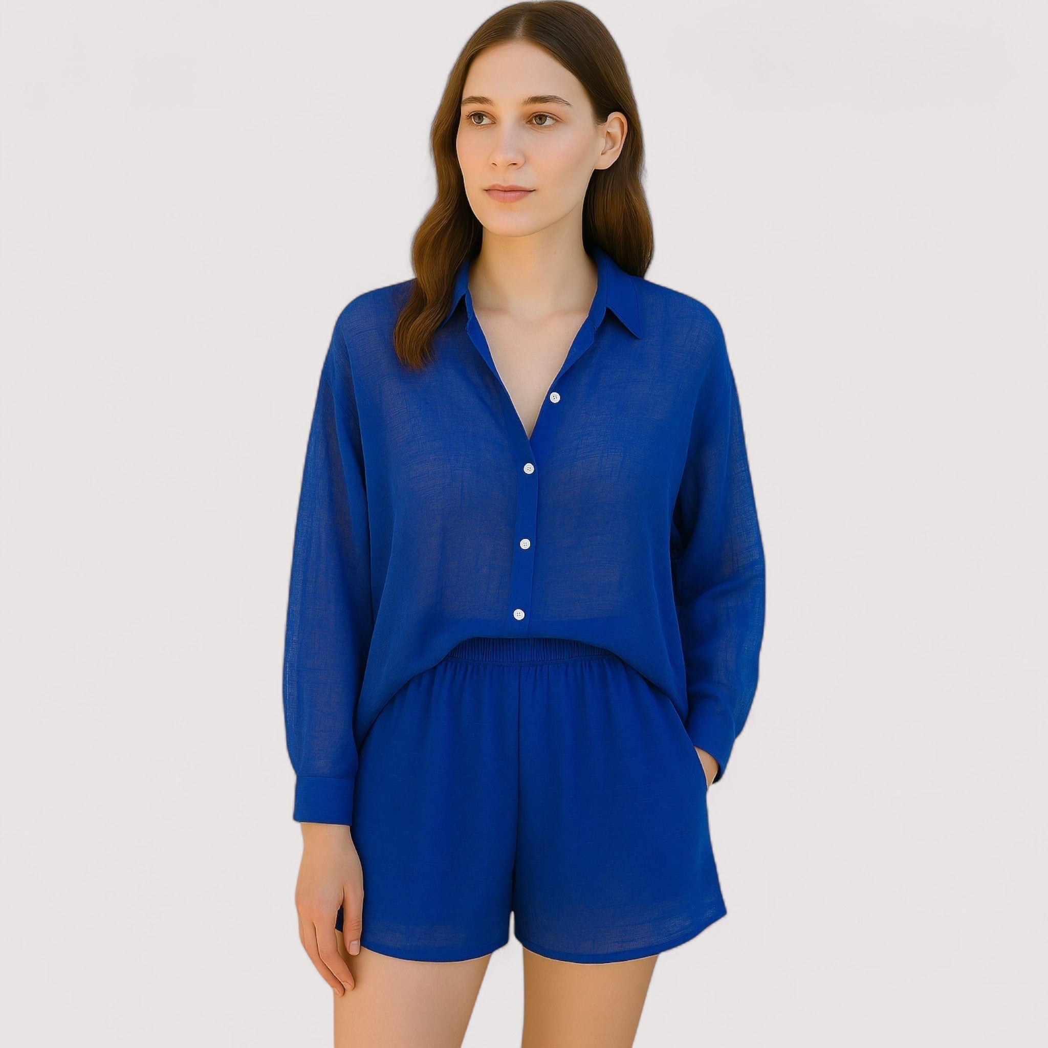 Helene™ | Hemd-Shorts-Set