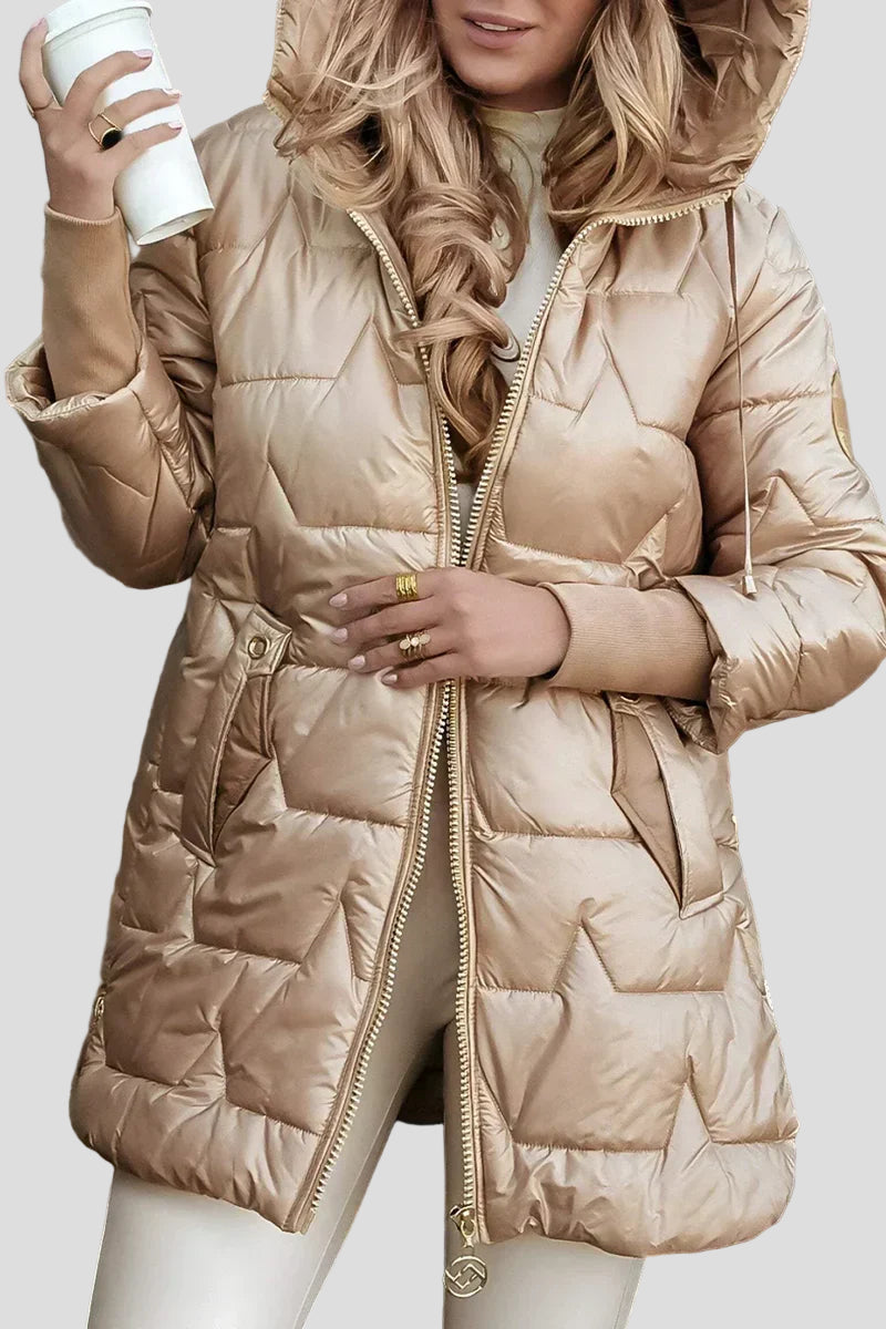 Olivia™ | Eleganter Wintermantel mit Kapuze
