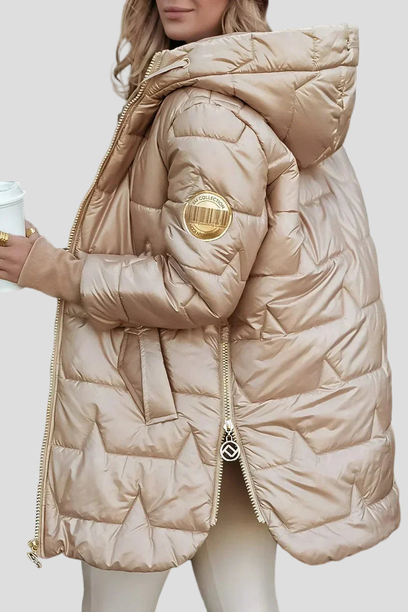 Olivia™ | Eleganter Wintermantel mit Kapuze