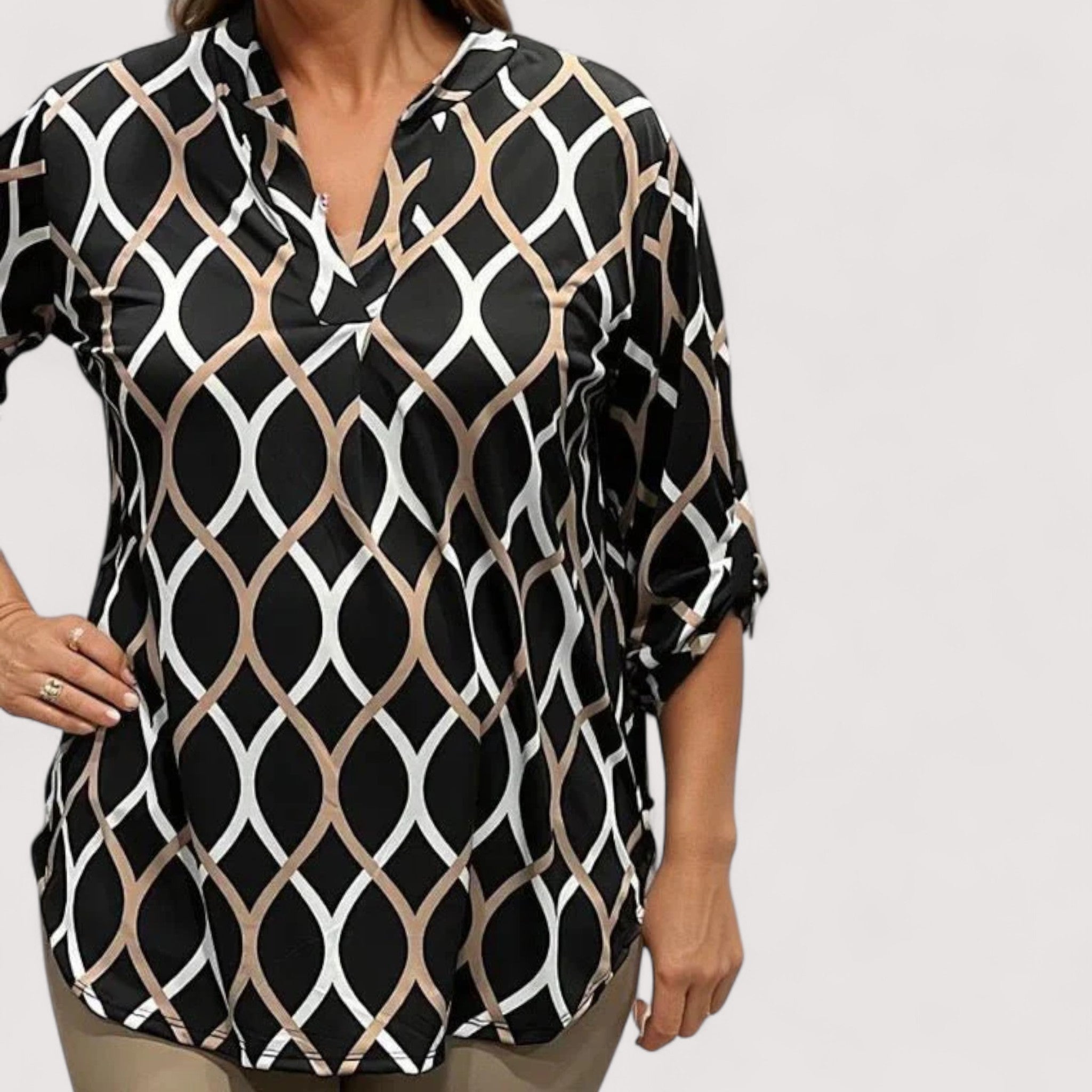 Noemi™ | Bluse mit elegantem Muster